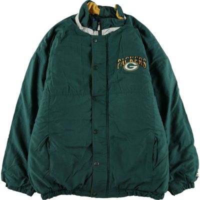 古着 80年代 スターター Starter NFL GREEN BAY PACKERS グリーンベイパッカーズ ナイロンスタジャン アワードジャケット  バーシティジャケット USA製 メンズXL相当 /eaa447893 【中古】 【241112】 | 古着屋JAM（ジャム）