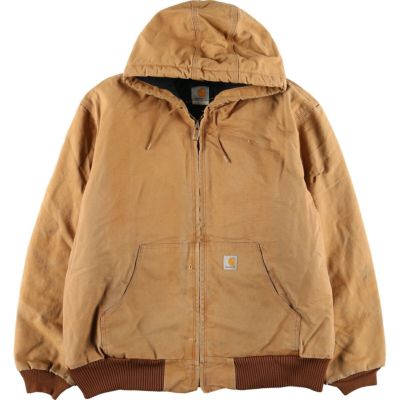 古着 カーハート Carhartt アクティブジャケット ダックフルジップ