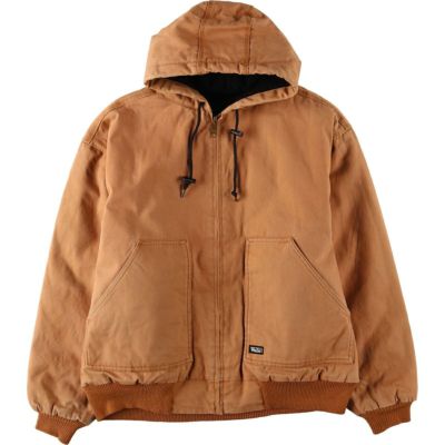 古着 ディッキーズ Dickies ダックフルジップパーカー メンズXL ...