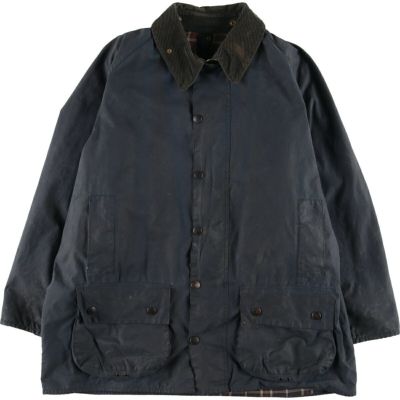 古着 90年代 バブアー Barbour BORDER ボーダー 旧3ワラント ワックス