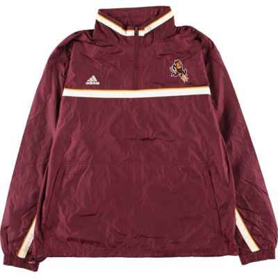 古着 90年代 アディダス adidas TEAM ハーフジップ ナイロンプル