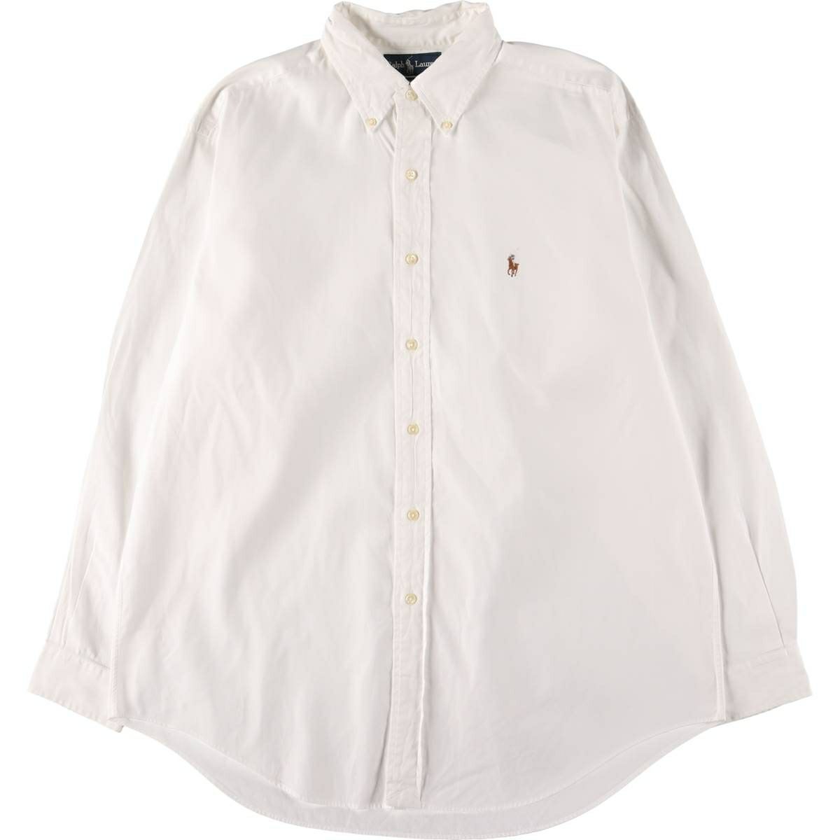 Ralph Lauren BRAKE アイボリー コーデュロイ 長袖シャツ 古着 ラルフローレン Ralph Lauren BLAKE 長袖 ボタンダウン