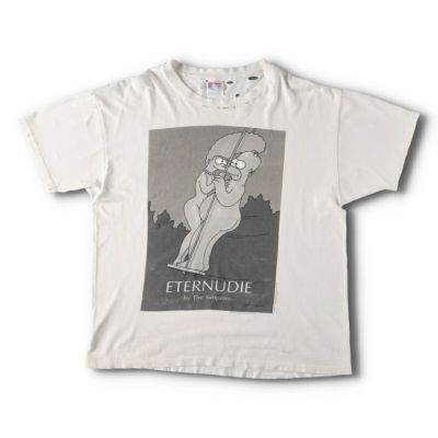 古着 90年代 ヘインズ Hanes THE SIMPSONS シンプソンズ ETERNUDIE パロディ キャラクタープリントTシャツ メンズXL ヴィンテージ /evb005522 【中古】 【240407】 【Y-V2404】【V2405】 ss2503_30