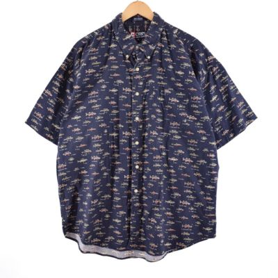 chaps RALPH LAUREN 魚　半袖シャツ　ビンテージ　ラルフローレン chaps RALPH LAUREN 魚 半袖シャツ ビンテージ ラルフローレン