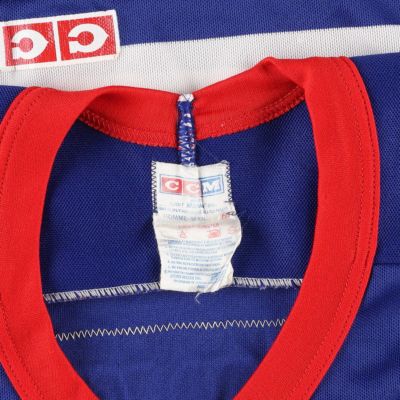 Athletic Knit NHL NEW YORK RANGERS ニューヨークレンジャーズ ゲームシャツ ホッケーシャツ カナダ製 メンズM /eaa338259