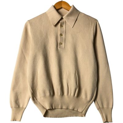 古着 ポロニットセーター メンズS相当 /eaa434379 【中古】 【251006】