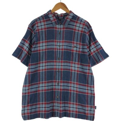patagonia 古着 パタゴニア Patagonia 52921 楊柳 クレープ 半袖