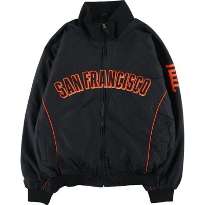 90s MLB SF サンフランシスコ ジャイアンツ ブルゾン アディダス 黒 ナイキ MLB サンフランシスコ ジャイアンツ スタジャン