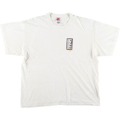 古着 90年代 ナイキ NIKE 銀タグ 襟付き ワンポイントロゴTシャツ 