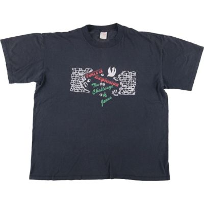 dough boy ドゥボーイ　リンガーtシャツ Tシャツ 古着 90s Doughboy リンガーT ドゥボーイ ボロ ネイビー 90's