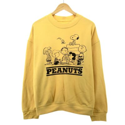 古着 PEANUTS SNOOPY スヌーピー キャラクタースウェット