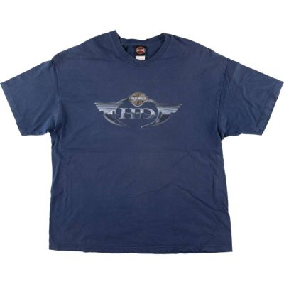 古着 00年代 ハーレーダビッドソン Harley-Davidson Hanes ヘインズ モーターサイクル バイクTシャツ USA製 メンズXXL相当 /eaa533247 【中古】 【250404】