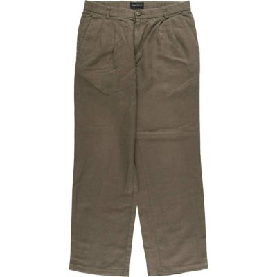 古着 DOCKERS PREMIUM リネンパンツ スラックス メンズw35相当