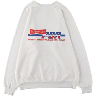 古着 WRIGHT‘S BUDWEISER バドワイザー アドバタイジングTシャツ USA製 レディースS相当 /eaa486672 古着 WRIGHT'S BUDWEISER バドワイザー アドバタイジングTシャツ