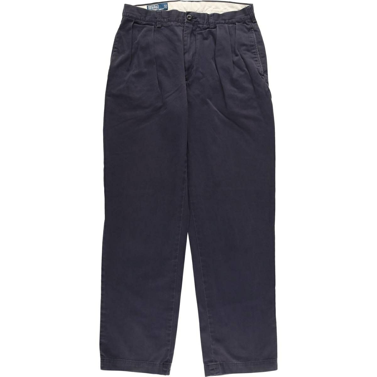 古着 ラルフローレン Ralph Lauren POLO by Ralph Lauren ツータック