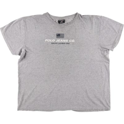 古着 00年代 ラルフローレン Ralph Lauren POLO JEANS COMPANY 半袖 ロゴTシャツ メンズXL相当 /eaa535286 【中古】 【250404】