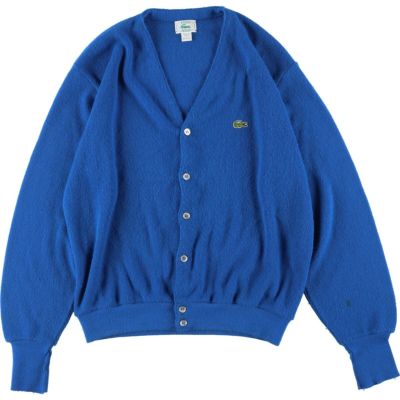 古着 80~90年代 ラコステ LACOSTE IZOD アクリルニットカーディガン