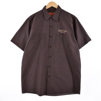 RED HEAD Lip stop short sleeve Fishing Shirt ｜「レッドヘッド」リップストップ半袖シャツ -  古着のネット通販サイト 古着屋グレープフルーツ ムーン(Grapefruitmoon)Onlineshop ヴィンテージアイテム・レトロファッション