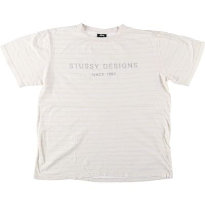 古着 ステューシー STUSSY ボーダーTシャツ メンズL相当 /eaa535408 【中古】 【250405】