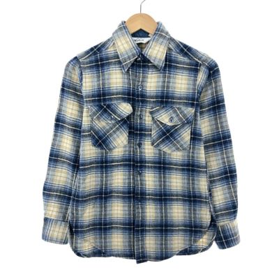 古着 70年代 ウールリッチ WOOLRICH チェック柄 ウールシャツ メンズXS