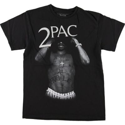 古着 2pac トゥーパック ラップTシャツ ラップT メンズM相当