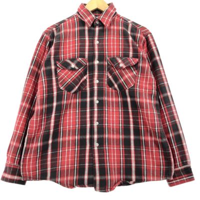 古着 オシュコシュ Osh kosh 長袖 フランネルチェックシャツ メンズL相当 /eaa491515 【中古】 【240930】