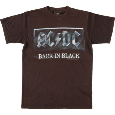 古着 ADMIT ONE AC/DC エーシーディーシー BLACK ICE バンドT