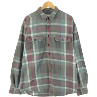 古着 90～00年代 エディーバウアー Eddie Bauer 長袖 フランネルチェックシャツ メンズXL相当 ヴィンテージ /eaa533120 【中古】 【250405】
