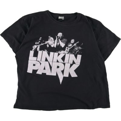 古着 アンビル anvil BLINK182 ブリンク182 両面プリント カットオフ