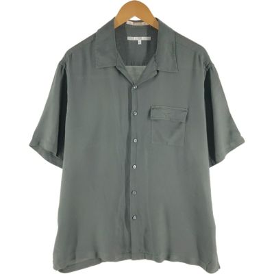 古着 90年代 PERRY ELLIS SHORT SLEEVE 総柄 半袖 オープン