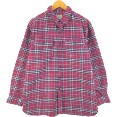 古着 エルエルビーン L.L.Bean 長袖 フランネルチェックシャツ メンズL相当 /eaa533110 【中古】 【250405】