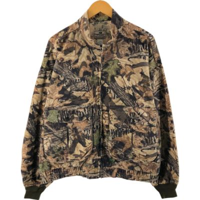 古着 90年代～ モッシーオーク MOSSY OAK 迷彩柄 リアルツリーカモ コットンブルゾン USA製 メンズXL相当 ヴィンテージ /eaa533359 【中古】 【250405】