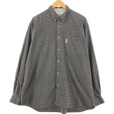 古着 90～00年代 コロンビア Columbia 長袖 ボタンダウン ライトネルシャツ メンズXL相当 /eaa534248 【中古】 【250405】