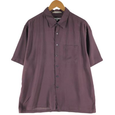 古着 90年代 ペリーエリス PERRY ELLIS 半袖 オープンカラー