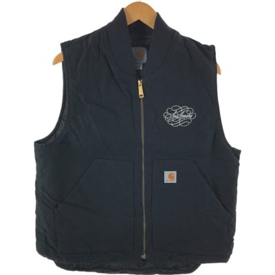 古着 カーハート Carhartt クラシックベスト 中綿入り ダックベスト メンズM相当 /evb010921 【中古】 【250406】
