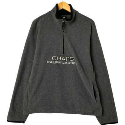 古着 ラルフローレン Ralph Lauren CHAPS チャップス ハーフジップ