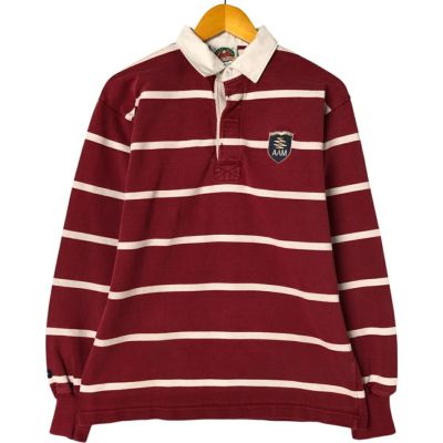 古着 90～00年代 バーバリアン BARBARIAN ボーダー柄 長袖 ラガー