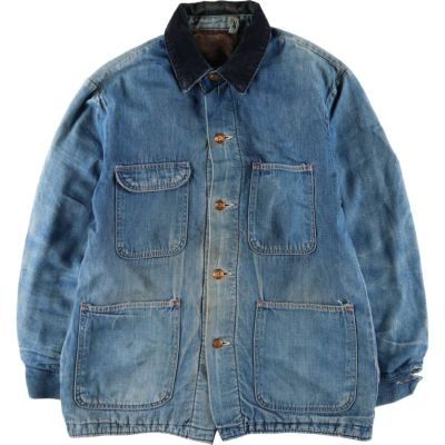 古着 70年代～ デニムカバーオール メンズL相当 ヴィンテージ /eaa533987 【中古】 【250406】