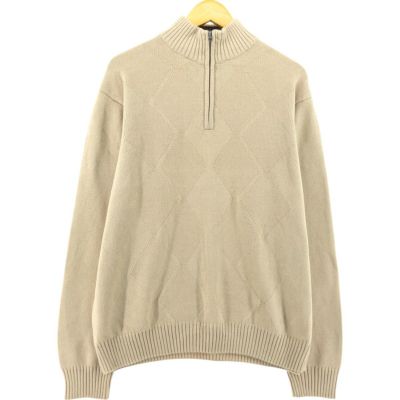 古着 ハガー haggar コットンニットハーフジップセーター メンズL相当 /eaa463720 【中古】 【250406】