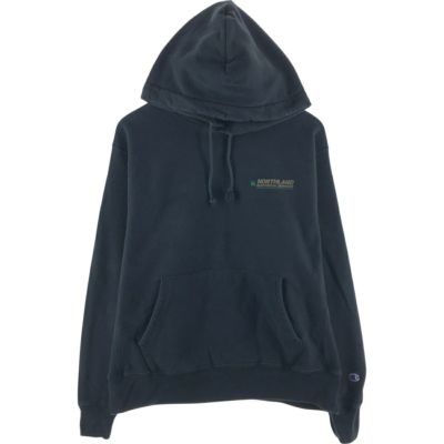 古着 チャンピオン Champion REVERSE WEAVE リバースウィーブ バックプリント スウェットプルオーバーパーカー メンズL相当/eaa535173 【中古】 【250406】