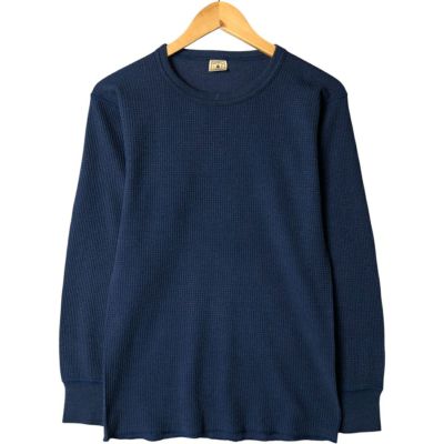 古着 NWT コットン×ポリエステル ヘンリーネック サーマルロンT