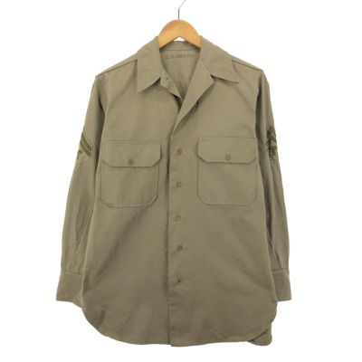 古着 40年代 米軍実品 ウールシャツ U.S.ARMY ミリタリー ...