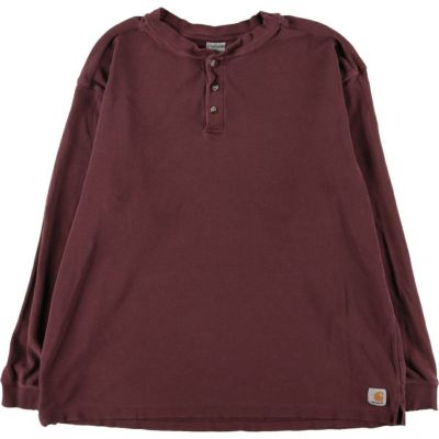 【廃盤モデル 】US規格CARHARTT クルーネック サーマル 古着 廃盤モデル 】US規格CARHARTT クルーネック サーマル 古着