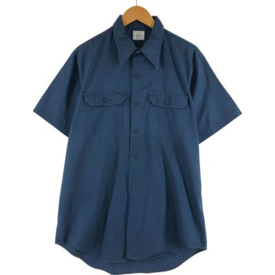 古着 ジェイシーペニー J.C.Penney 半袖 ワークシャツ メンズL相当 /eaa535727 【中古】 【250407】