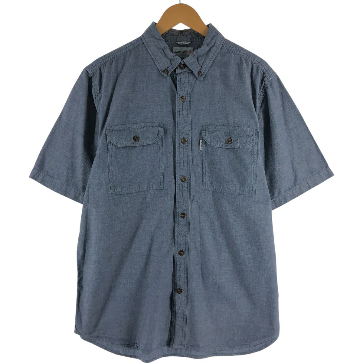 古着 カーハート Carhartt RELAXED FIT オンブレチェック 長袖 ライト