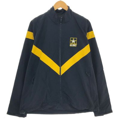 US.ARMY 米軍　APFU トレーニングジャケット　リフレクト　グレー　古着 US.ARMY 米軍APFU トレーニングジャケットリフレクトグレー古着