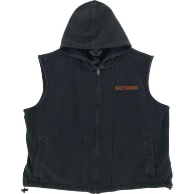 古着 ハーレーダビッドソン Harley-Davidson パーカーベスト メンズXL相当 /eaa536677 【中古】 【250407】