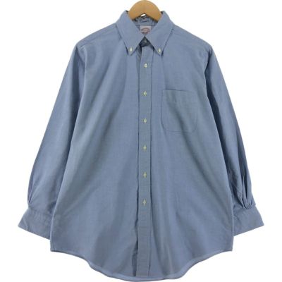 古着 ブルックスブラザーズ Brooks Brothers Est.1818 長袖 ボタンダウンシャツ USA製 メンズM相当 /eaa535633 【中古】 【250407】