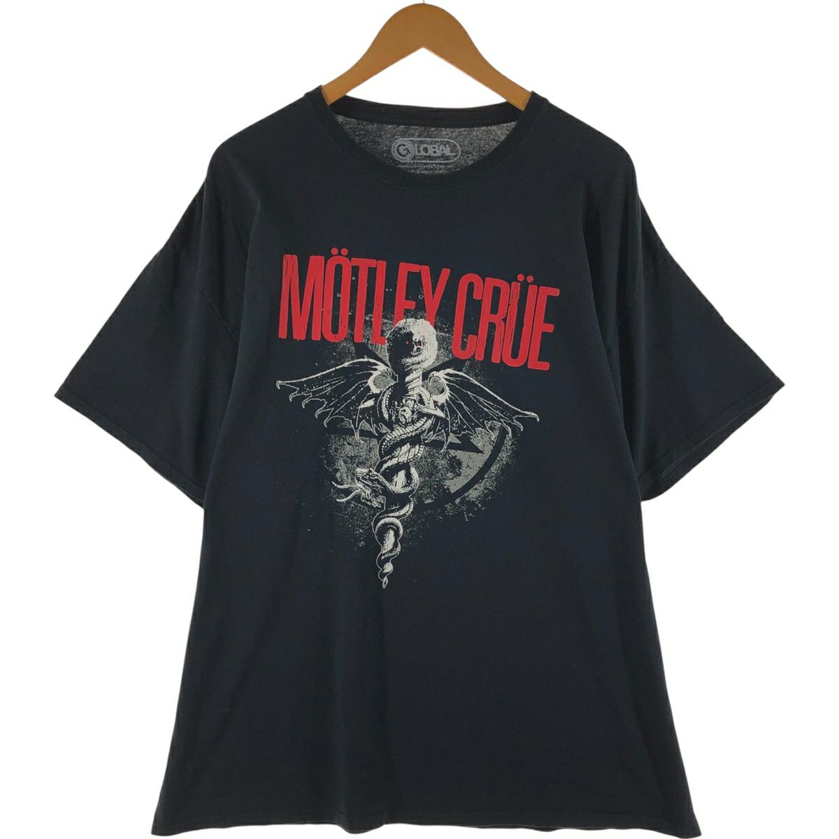 古着 LOBAL MOTLEY CRUE モトリークルー バンドTシャツ バンT メンズ  