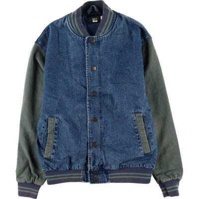 古着 BDG デニムスタジャン バーシティジャケット レディースXS相当 /eaa536964 【中古】 【250407】 【Elulu/エルル】